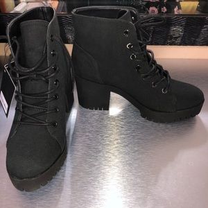 Black Heel Booties